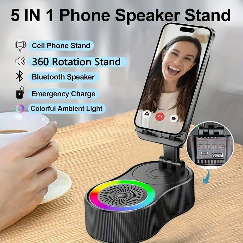 Umeiluce 2 Pack Wireless Cell Phone Speaker Audio Bluetooth