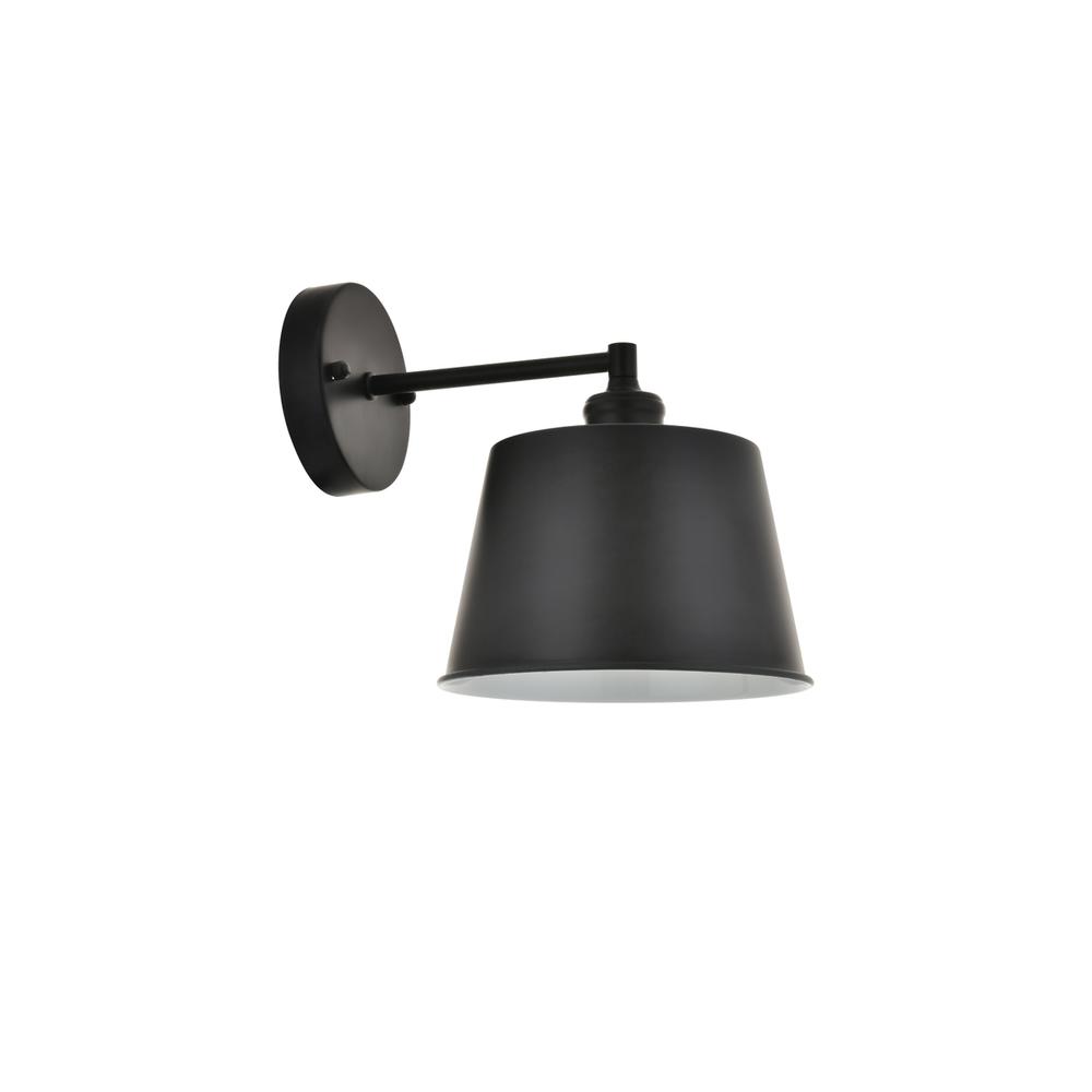 Alt View 5. Living District - Nota 1 light black Wall Sconce - Black.
