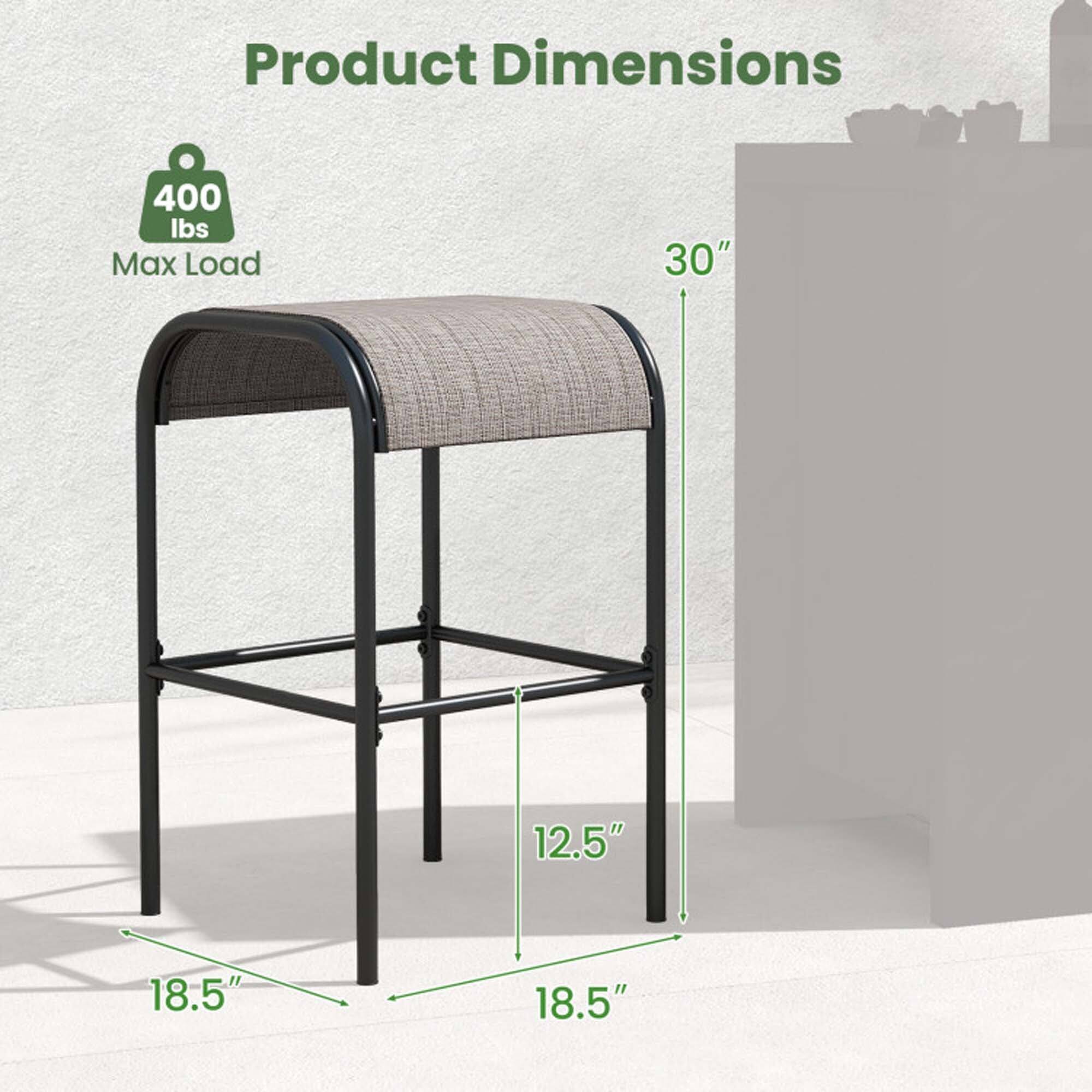 Product Dimensions: 400 lbs Max Load, 30" x 12.5" x 18.5" x 18.5"