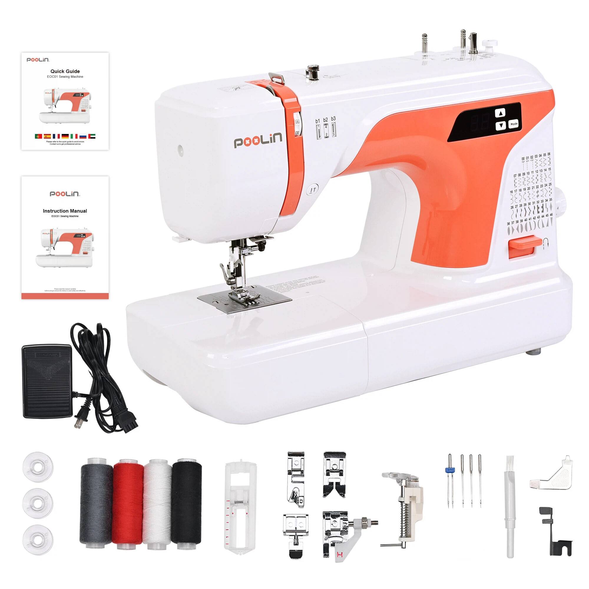 POOLin  
Quick Guide  
LOCIT Sewing Machine  

POOLin  
Instruction Manual  
Sewing Machine  
2023228331 100000