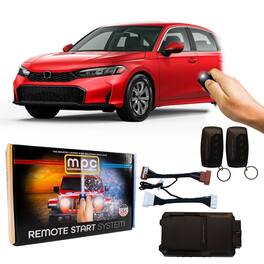 MPC - Remote Starter For Honda Civic 2022-2025 | 2x 4-Button Remotes | Plug and Play - Black