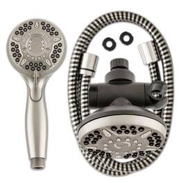 Waterpik - 12 settings Showerhead Combo 1.8 gpm - Brushed Nickel