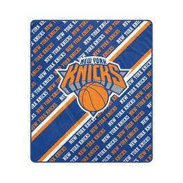Pegasus - New York Knicks 60" x 70" Diagonal Lined Wordmark Ultra Soft Blanket - Multicolor