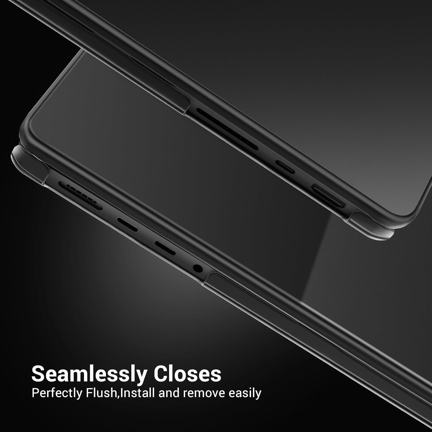 Seamlessly Closes  
Perfectly Flush, Install and remove easily