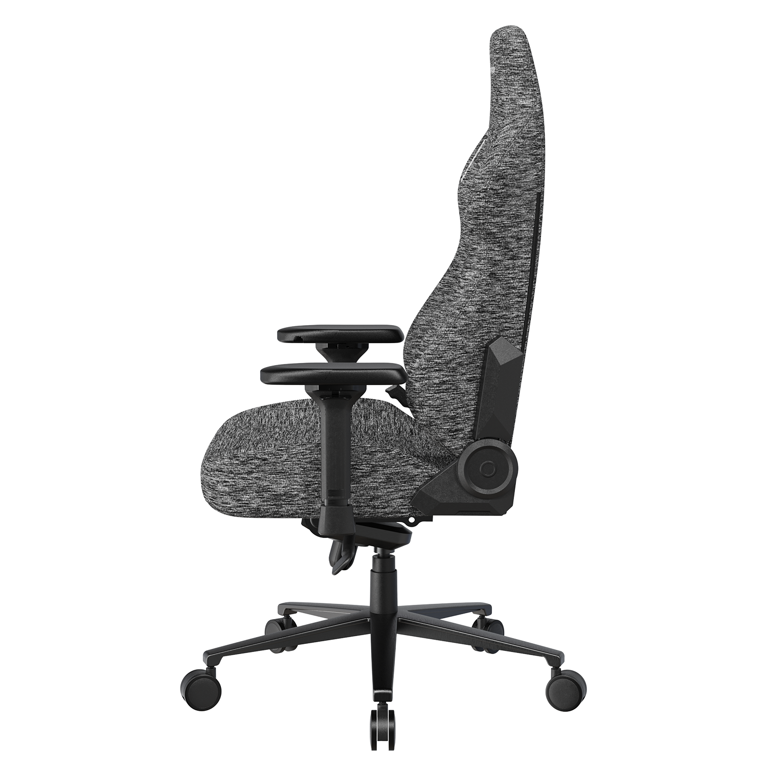 Alt View 1. DXRacer - DXRacer Craft XL Series Gaming Chair – Fabric, Gray, Ergonomic Recliner with 4D Armrests & Magnetic Headrest - Gray.