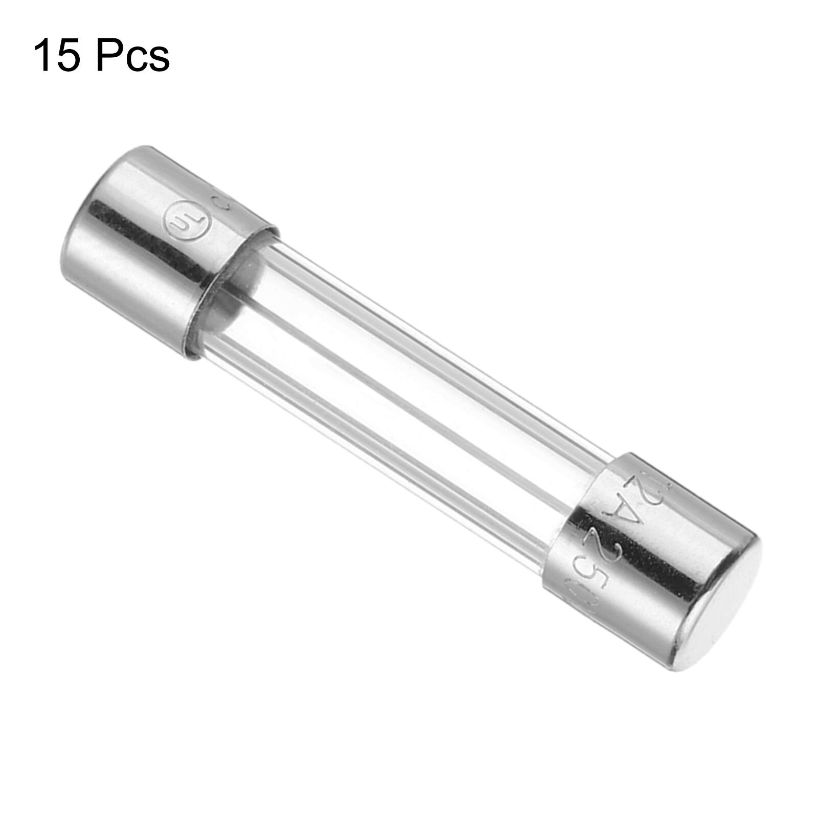 Alt View 2. Unique Bargains - 12A 250V 5x20mm Time Delay Glass Fuse UL Listed Slow Blow Fuse for Home Appliances 15pcs.