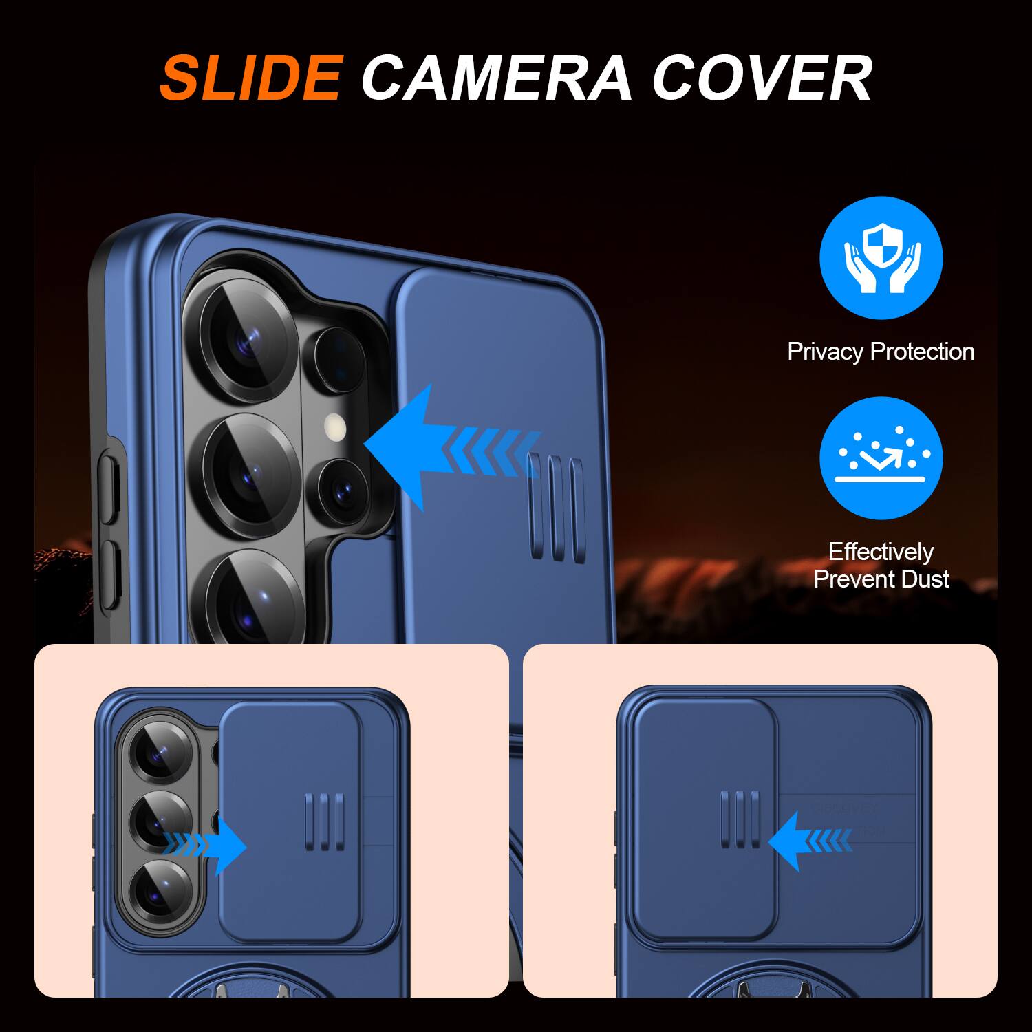 SLIDE CAMERA COVER

Privacy Protection

Effectively Prevent Dust