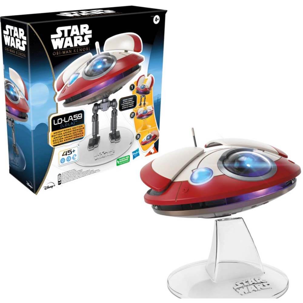 Hasbro - F3918 Star Wars L0-LA59 (Lola) Animatronic Edition - Black