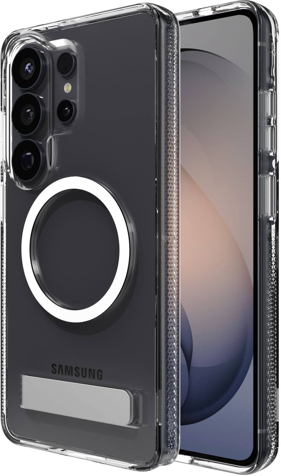 Alt View 11. ZAGG - Crystal Palace Snap Case with Kickstand for Samsung Galaxy S26 Ultra - Clear.