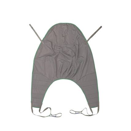 Front. Invacare - Premier Full Body Universal High Sling for Patient Lifts (Large, 500 lb, Polyester Fabric) - Gray.