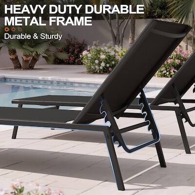 HEAVY DUTY DURABLE METAL FRAME  
Durable & Sturdy