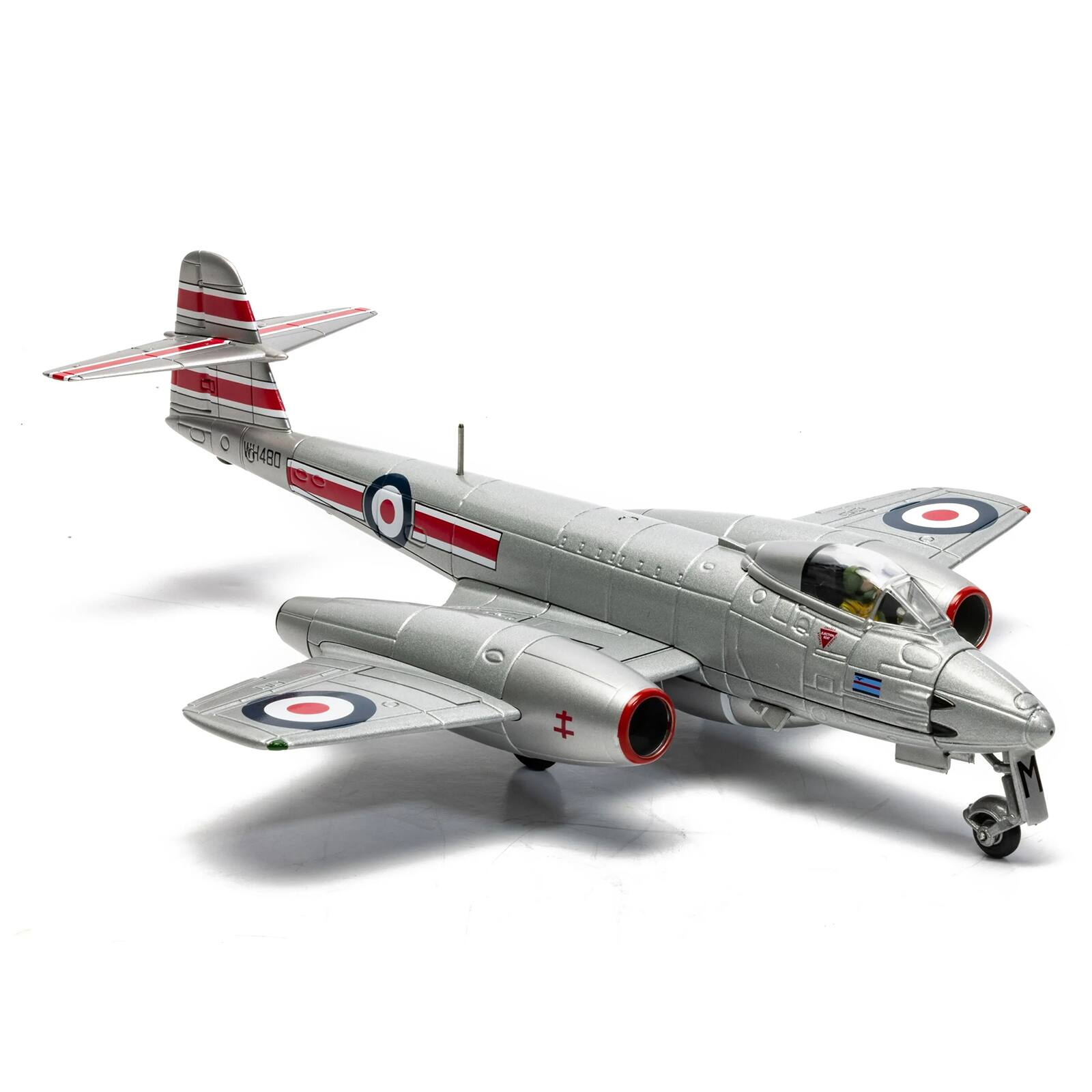 Alt View 1. Corgi - Gloster Meteor F.8 Aircraft "Biggin Hill" (1951) Royal Air Force "The Aviation Archive" Series 1/72 Model Car by Corgi.