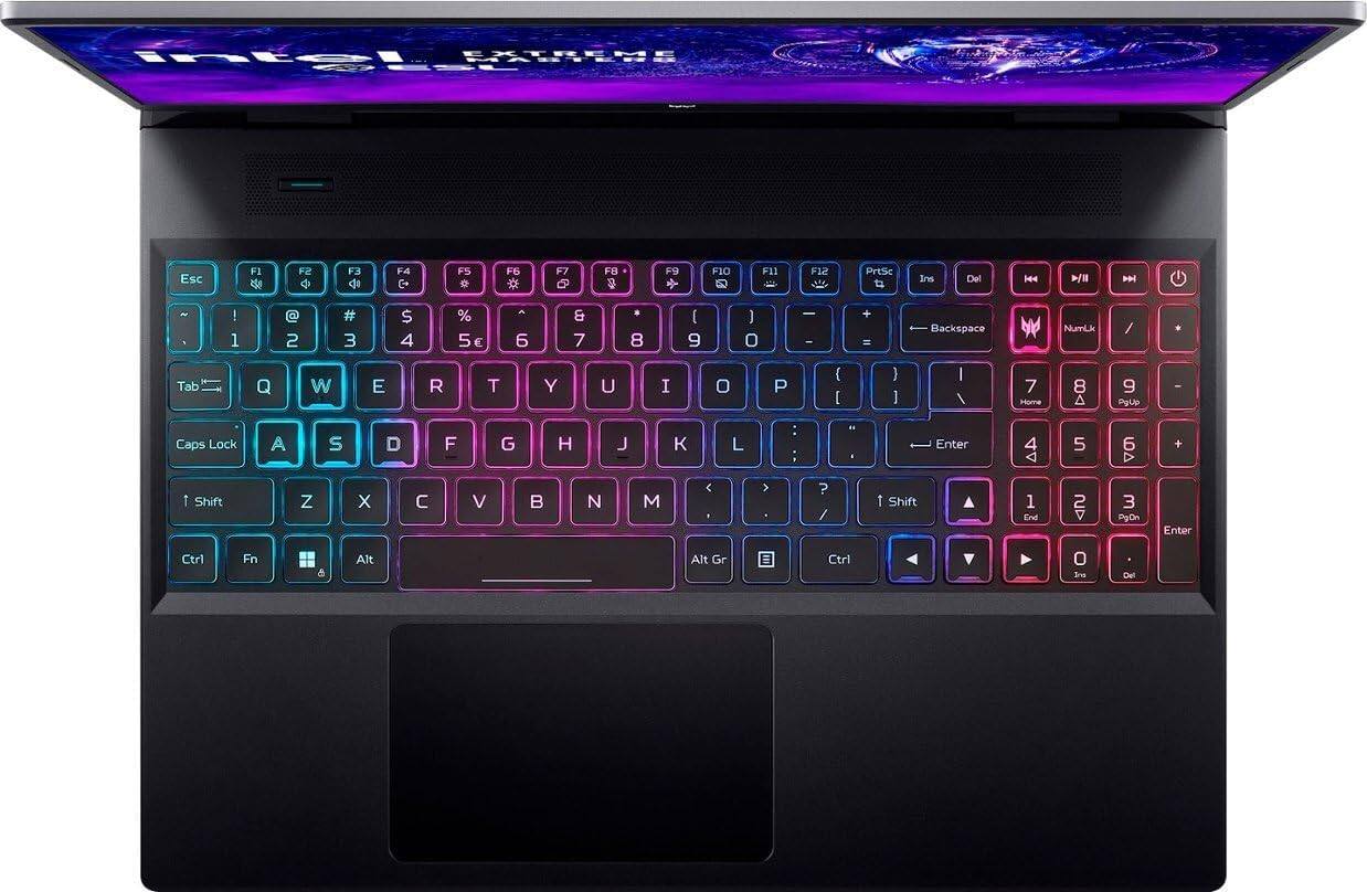 Intel Extreme

Esc F1 F2 F3 F4 F5 F6 F7 F8 F9 F10 F11 F12 PrtSc Ins Del

1 2 3 4 5 6 7 8 9 0 - = Backspace

Q W E R T Y U I O P [ ] \

A S D F G H J K L ; '

Z X C V B N M , . /

Tab Caps Lock Shift Shift

Ctrl Fn Alt Alt Gr Ctrl

Home PgUp PgDn End

NumLk / * - + Enter

Ctrl Fn Alt