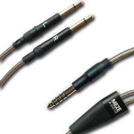 Meze Audio - Mono 3.5mm to 4.4mm Balanced Headphone Cable - 4.9 ft - Brown
