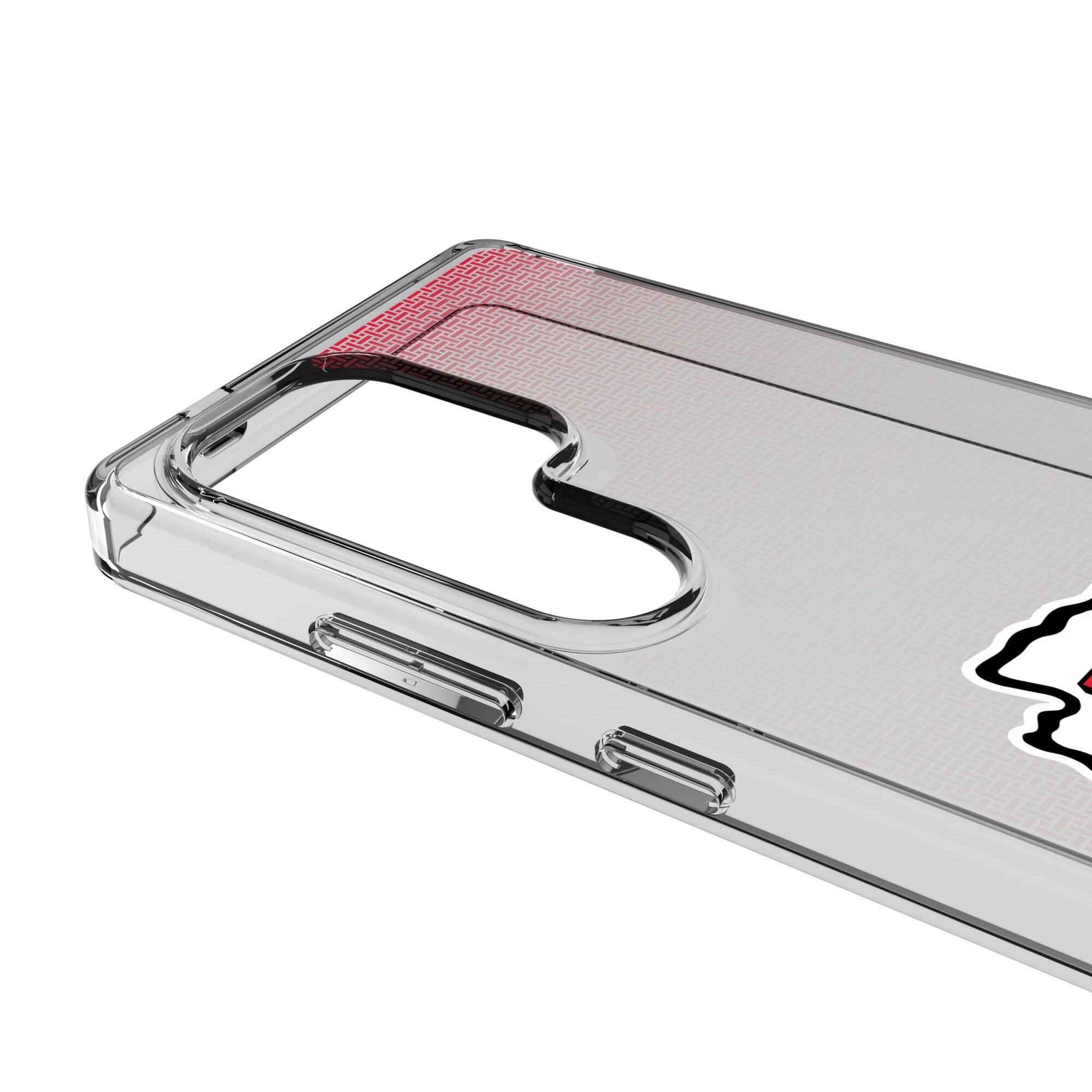 Alt View 2. Keyscaper - Kansas City Chiefs Linen Logo Galaxy Clear Case - S23 Ultra - Multicolor.
