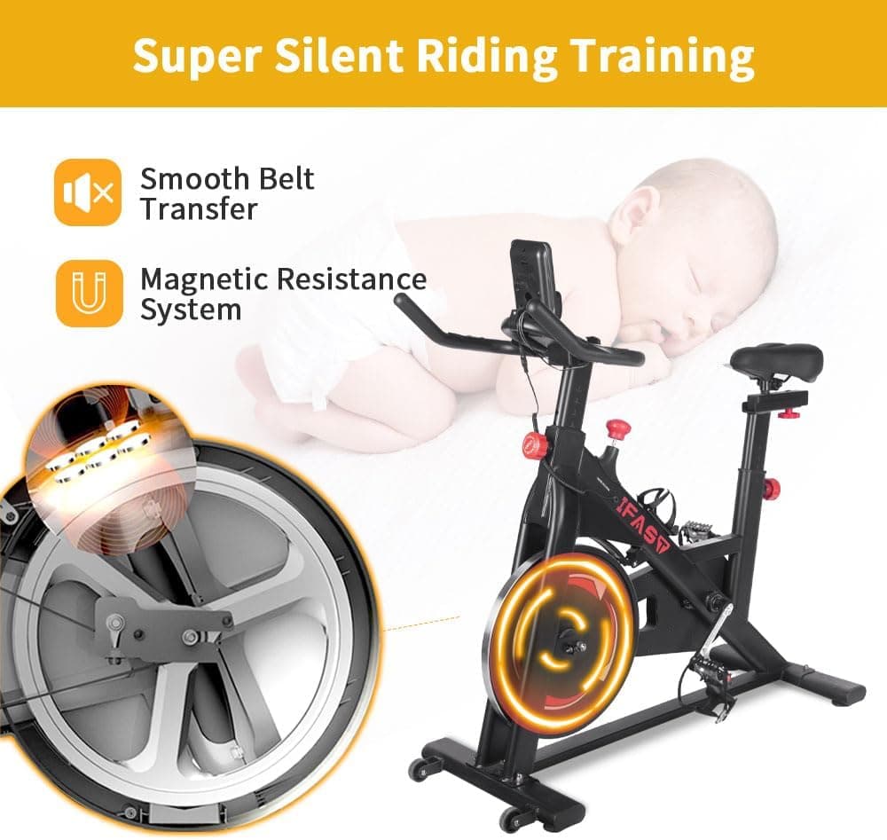 Super Silent Riding Training

- Smooth Belt Transfer
- Magnetic Resistance System