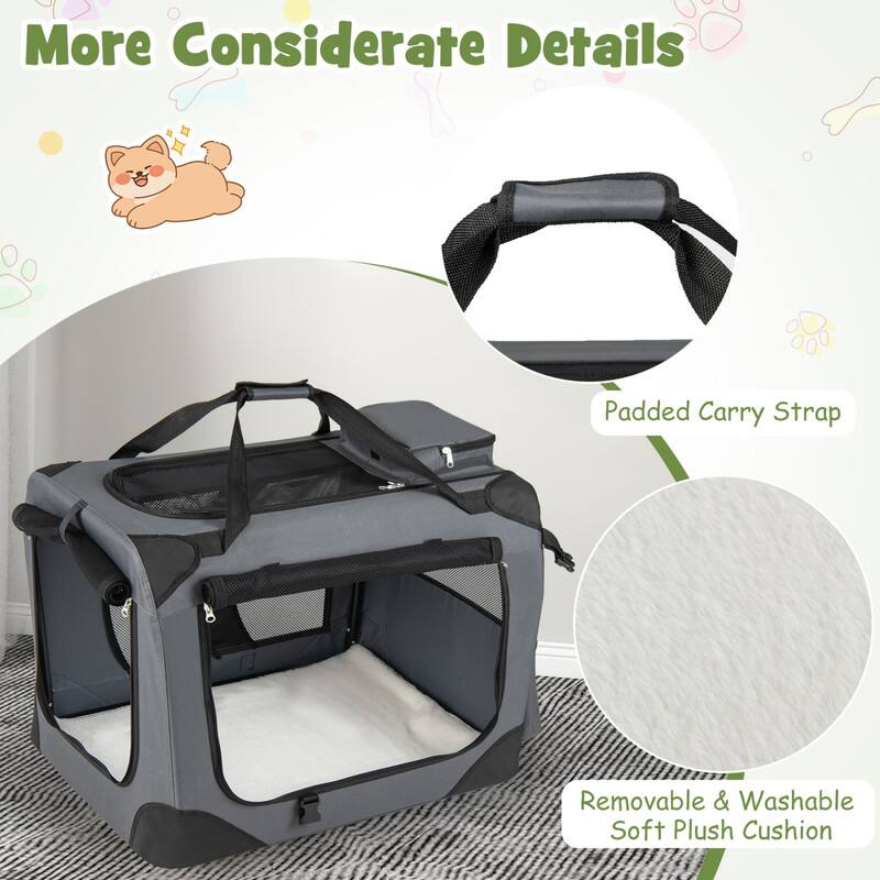 More Considerate Details

- Padded Carry Strap
- Removable & Washable Soft Plush Cushion