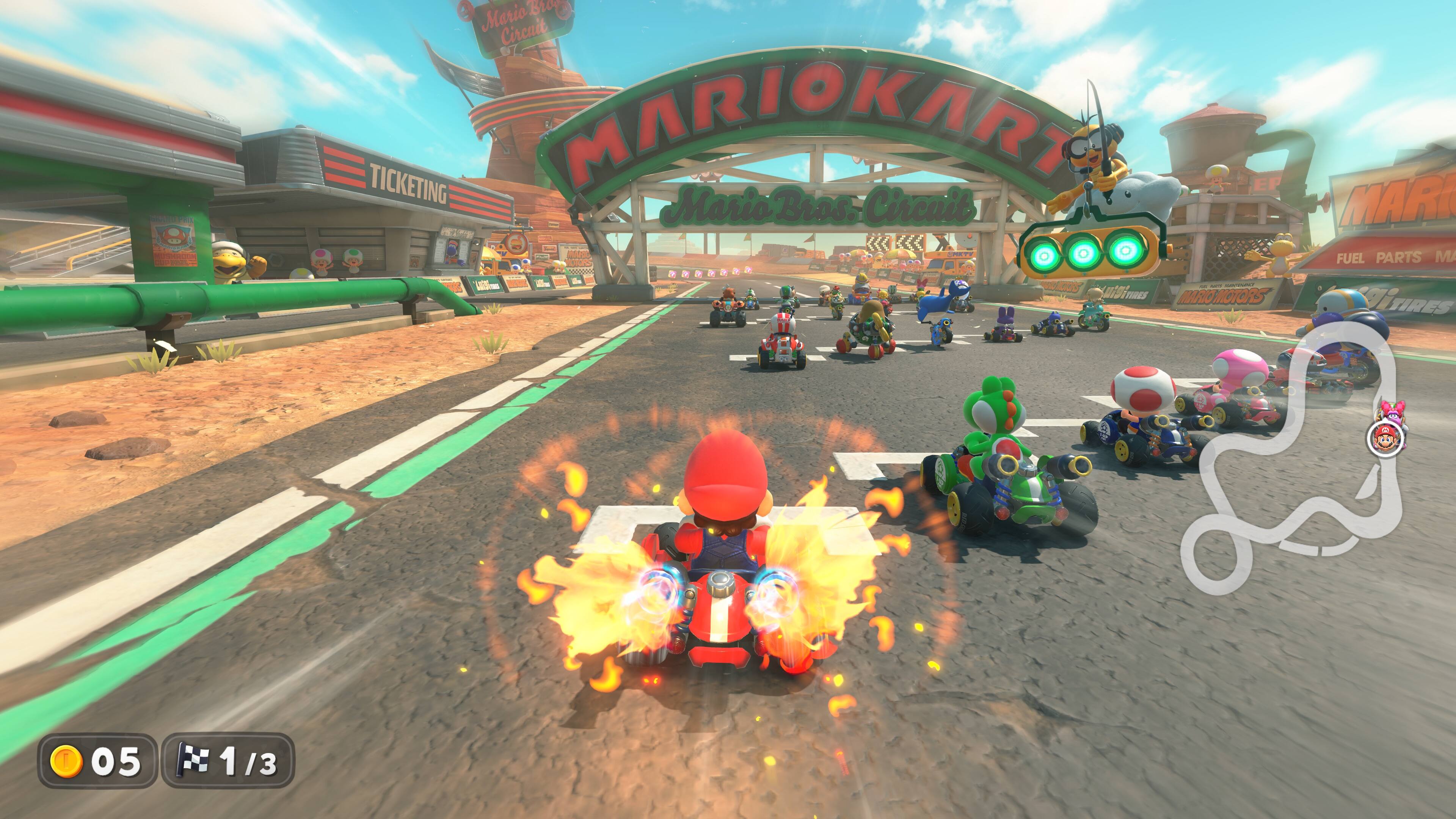SANDIE ran 8 ELLENGER

MarioBro Circuit TICKETING I EP Mario Bros. Circuit MARI - FUEL PARTS MA states adidas - - N MiDiTURES TIRES MARIOMOTORS ViTIRES

05 1/3