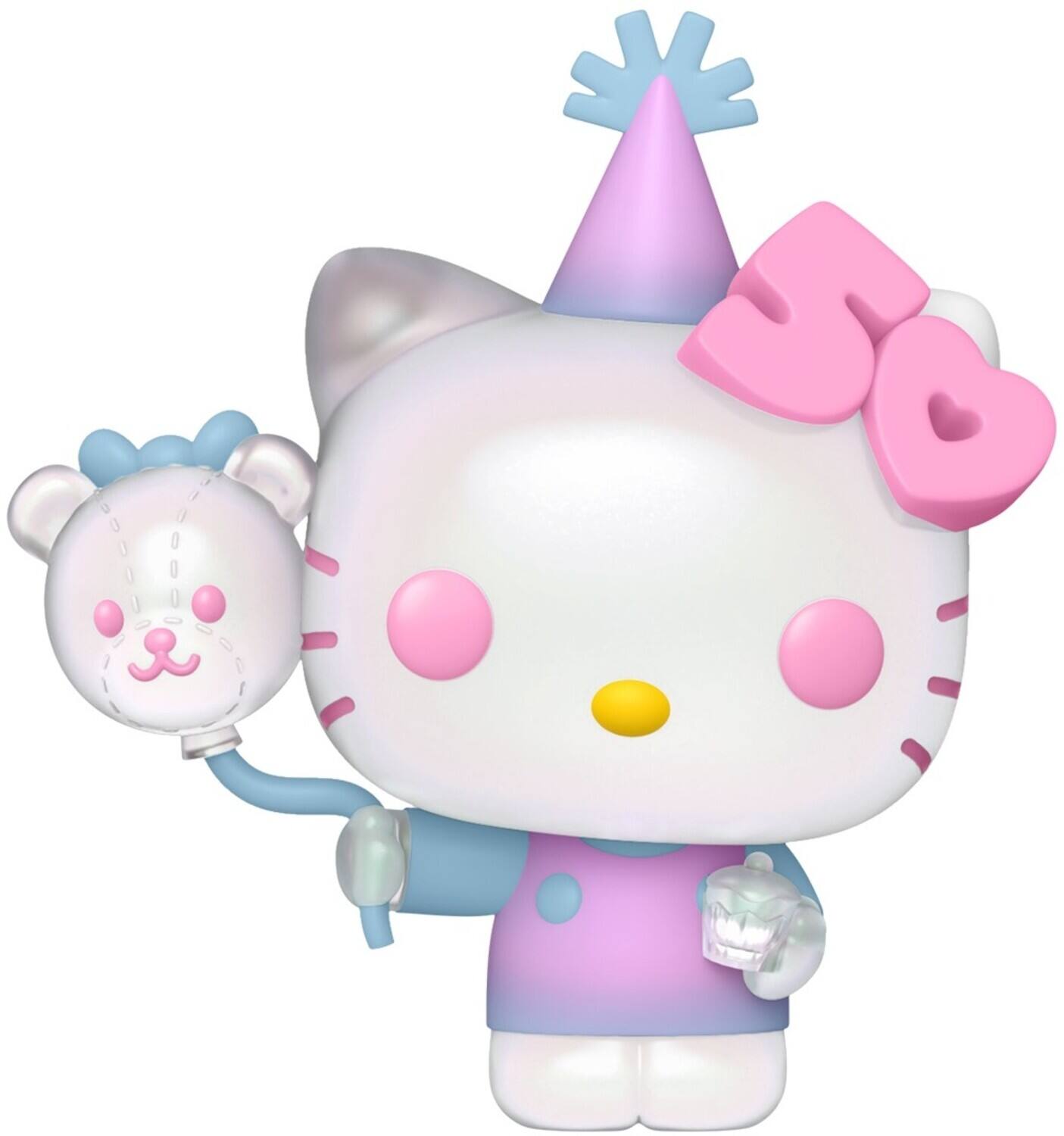 Funko - POP! Sanrio Animation: Hello Kitty with Balloons, 50th Anniversary - Collectibles - Multicolor