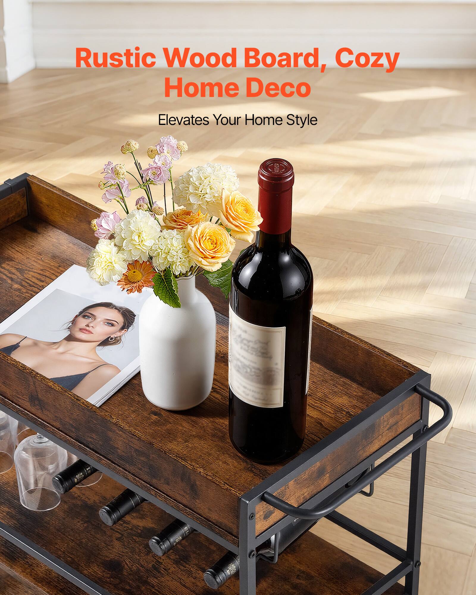 Rustic Wood Board, Cozy Home Deco  
Elevates Your Home Style