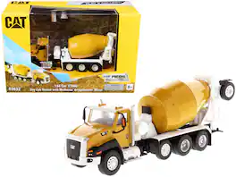 CAT Caterpillar CT660 Day Cab Tractor w/McNeilus Bridgemaster Concrete Mixer "Play & Collect!" 1/64 by Diecast Masters