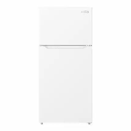 Front. Koolmore - 28 In. 14 Cu. Ft. Top-Freezer Household Refrigerator in White, Energy Star Certified - White.