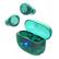 Angle. JLab - GO Pop ANC True Wireless Bluetooth Earbuds with Active Noise Cancelling, 24+ Hour Battery & Custom EQ - Transparent Teal.