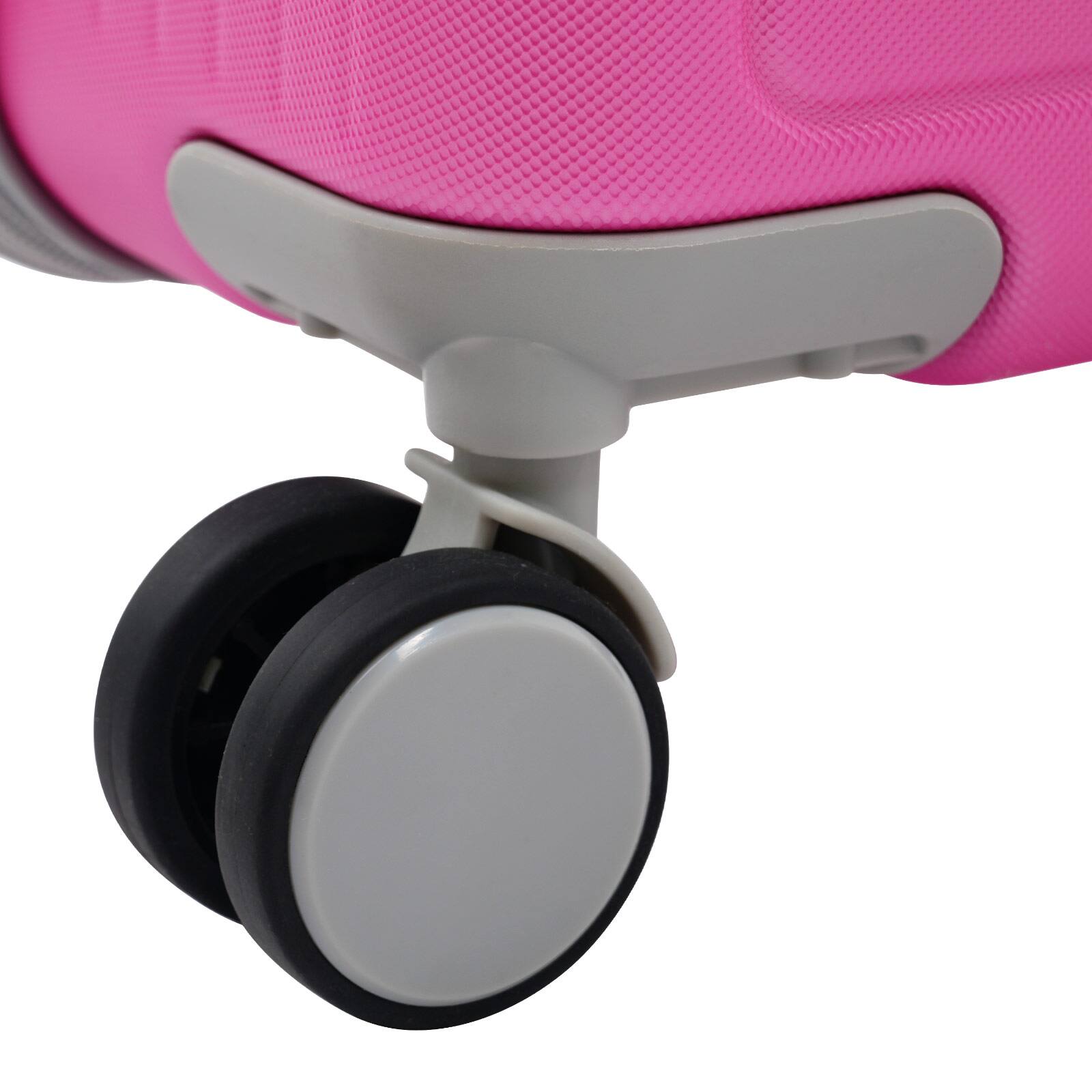 Alt View 8. Chateau Abodes - Luggage Set 3 Piece, Lightweight Hardside Travel Suitcases with Spinner Wheels and TSA Lock (20"/24"/28") - Pink.