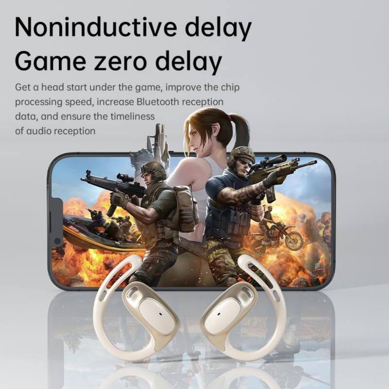 Noninductive delay  
Game zero delay  

Get a head start under the game, improve the chip processing speed, increase Bluetooth reception data, and ensure the timeliness of audio reception