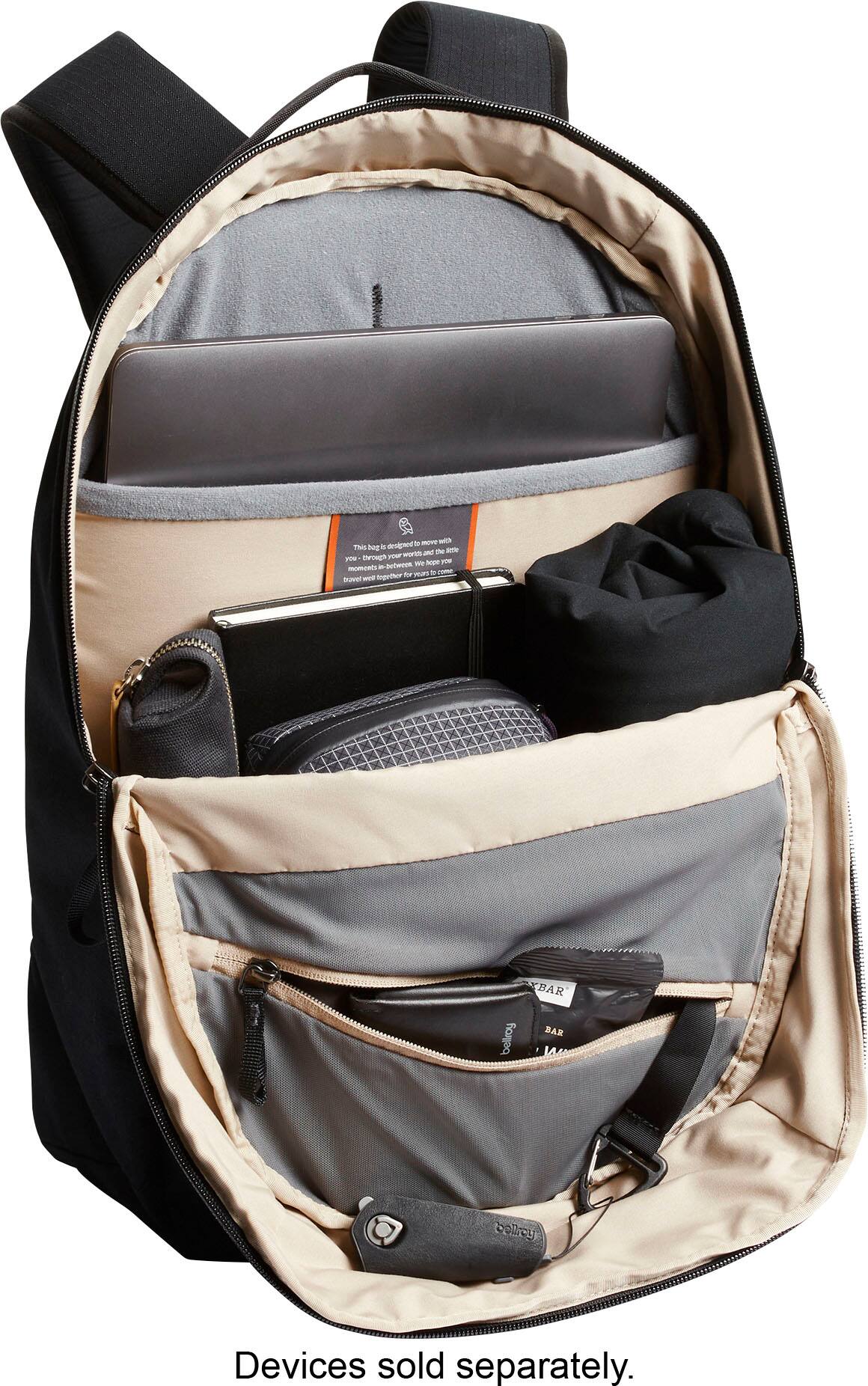 The text on the image reads: "Devices sold separately."