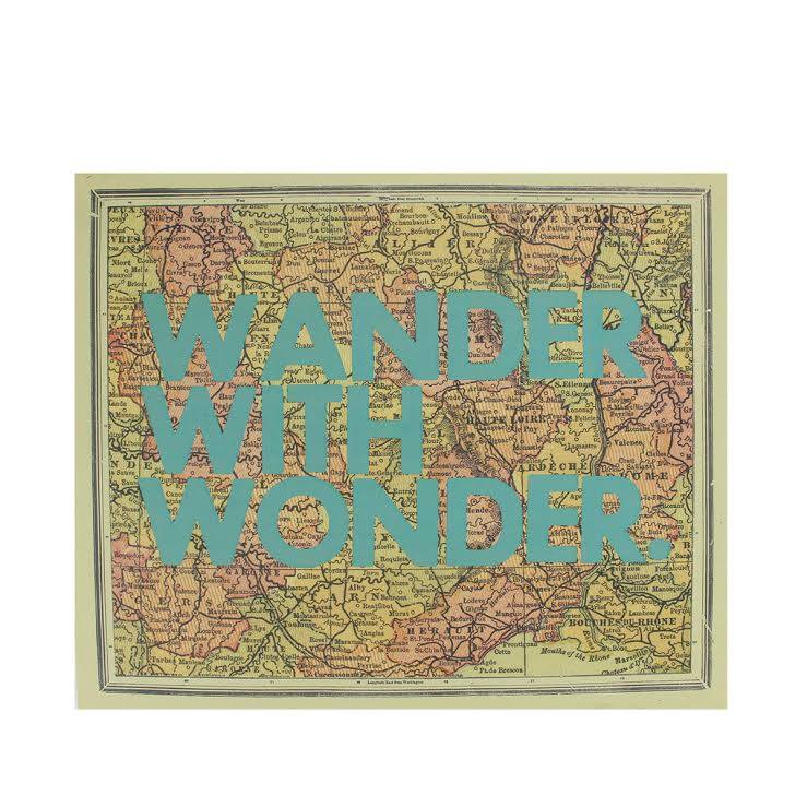Wander with Wonder.