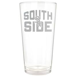 Great American Products - Chicago White Sox Etched 16oz. Rally Cry Pint Glass - Multicolor