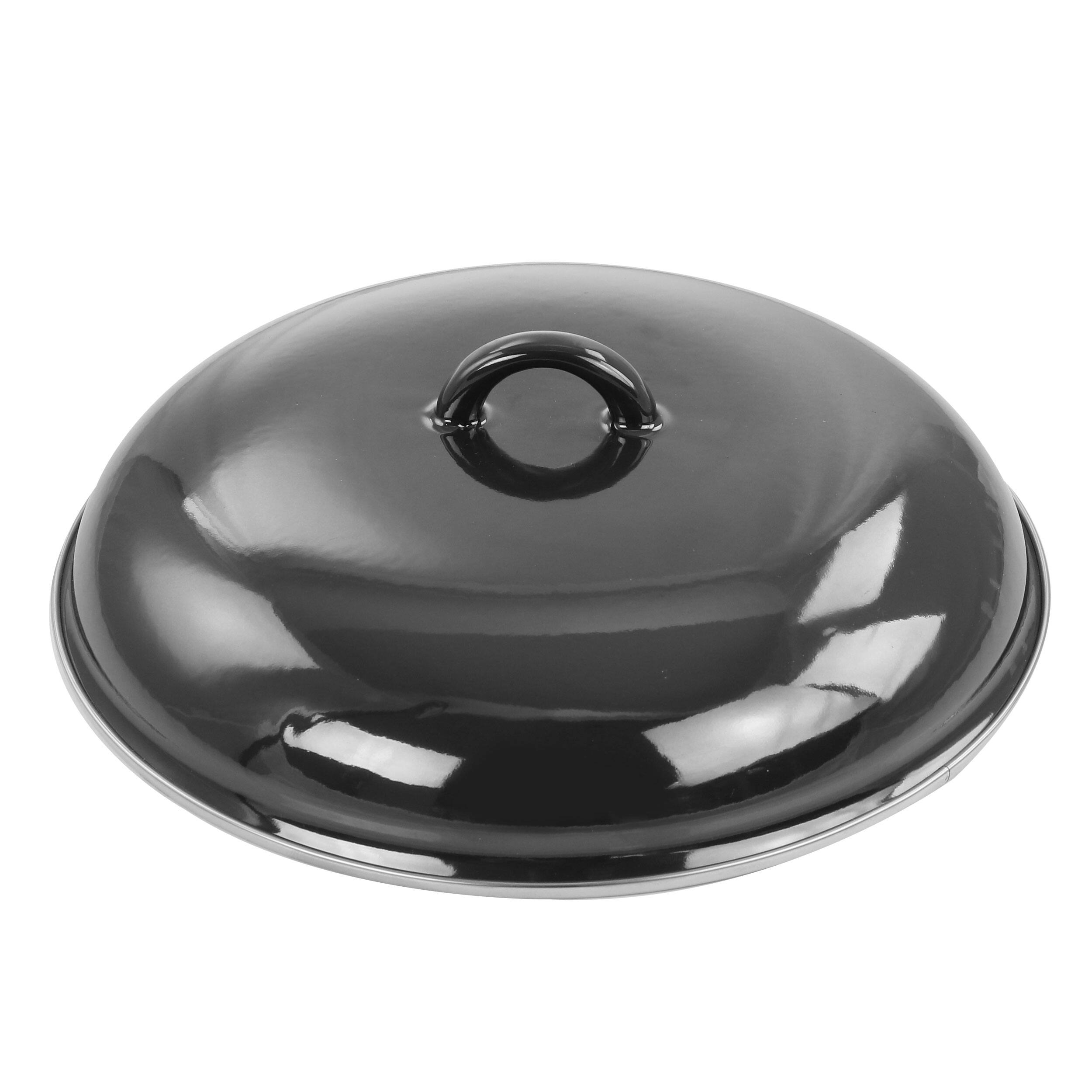 Alt View 3. Gibson - Gibson Home 12 Quart Enamel on Steel Stock Pot with Lid - Black.