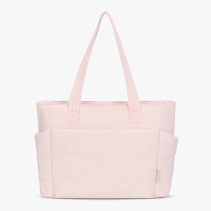 Front. Hynes Eagle - Everyday Zip Tote Handbag - Soft Pink.