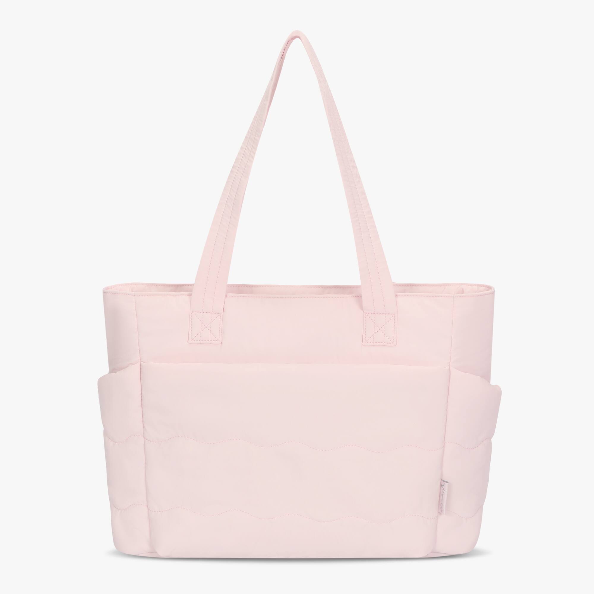 Front. Hynes Eagle - Everyday Zip Tote Handbag - Soft Pink.