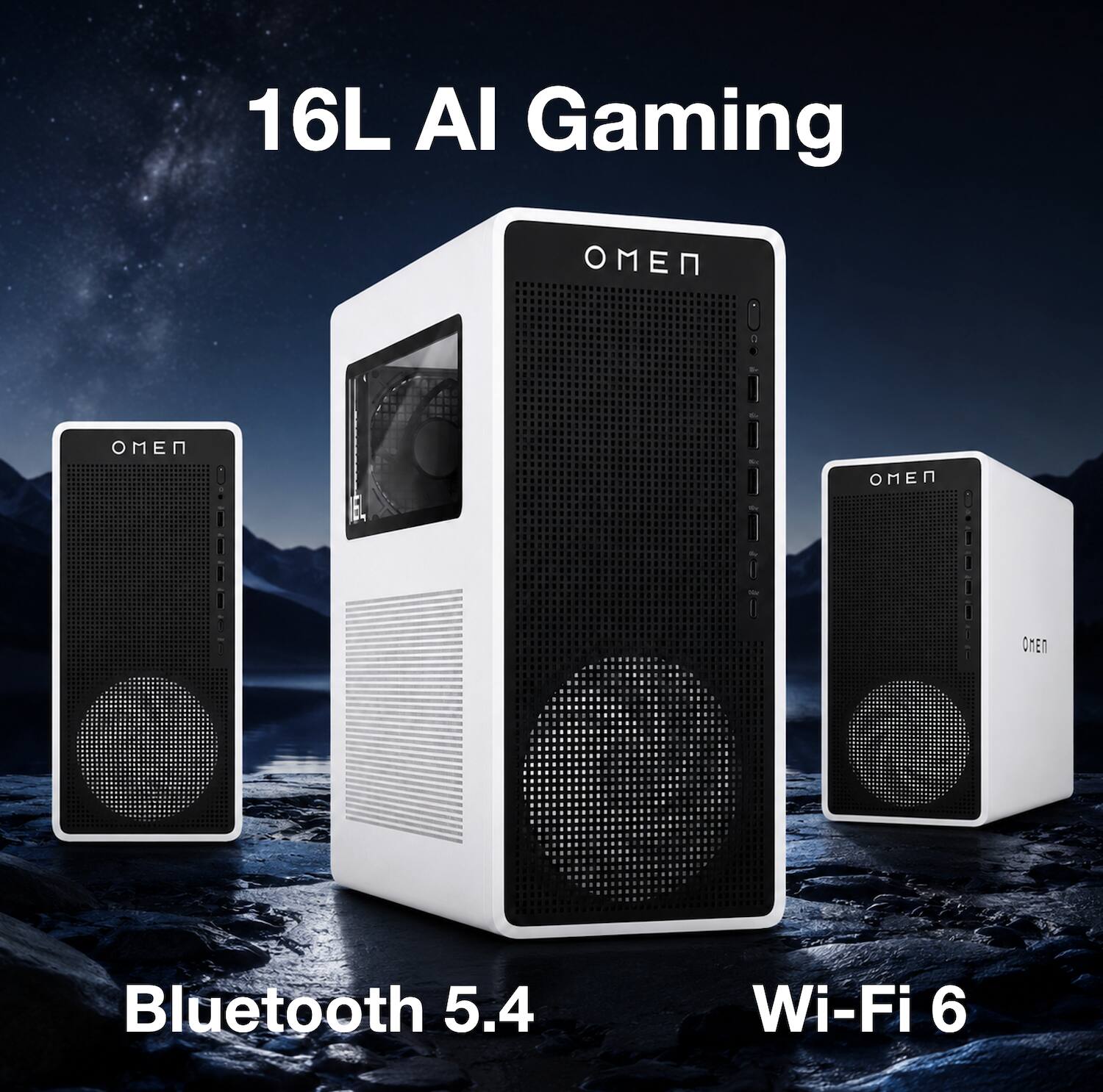 16L AI Gaming OMEN  
Bluetooth 5.4  
Wi-Fi 6