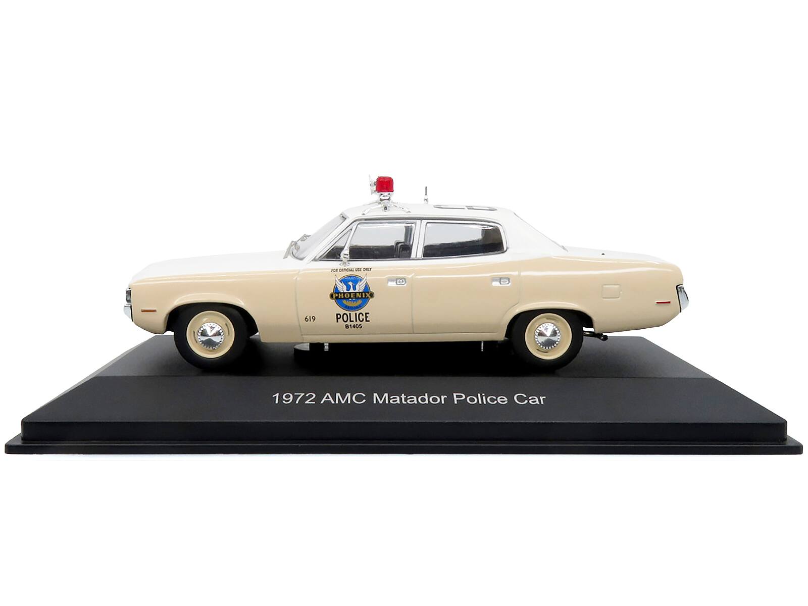 rOl v INU D PHOENIX 2 619 POLICE B1402 1972 AMC Matador Police Car
