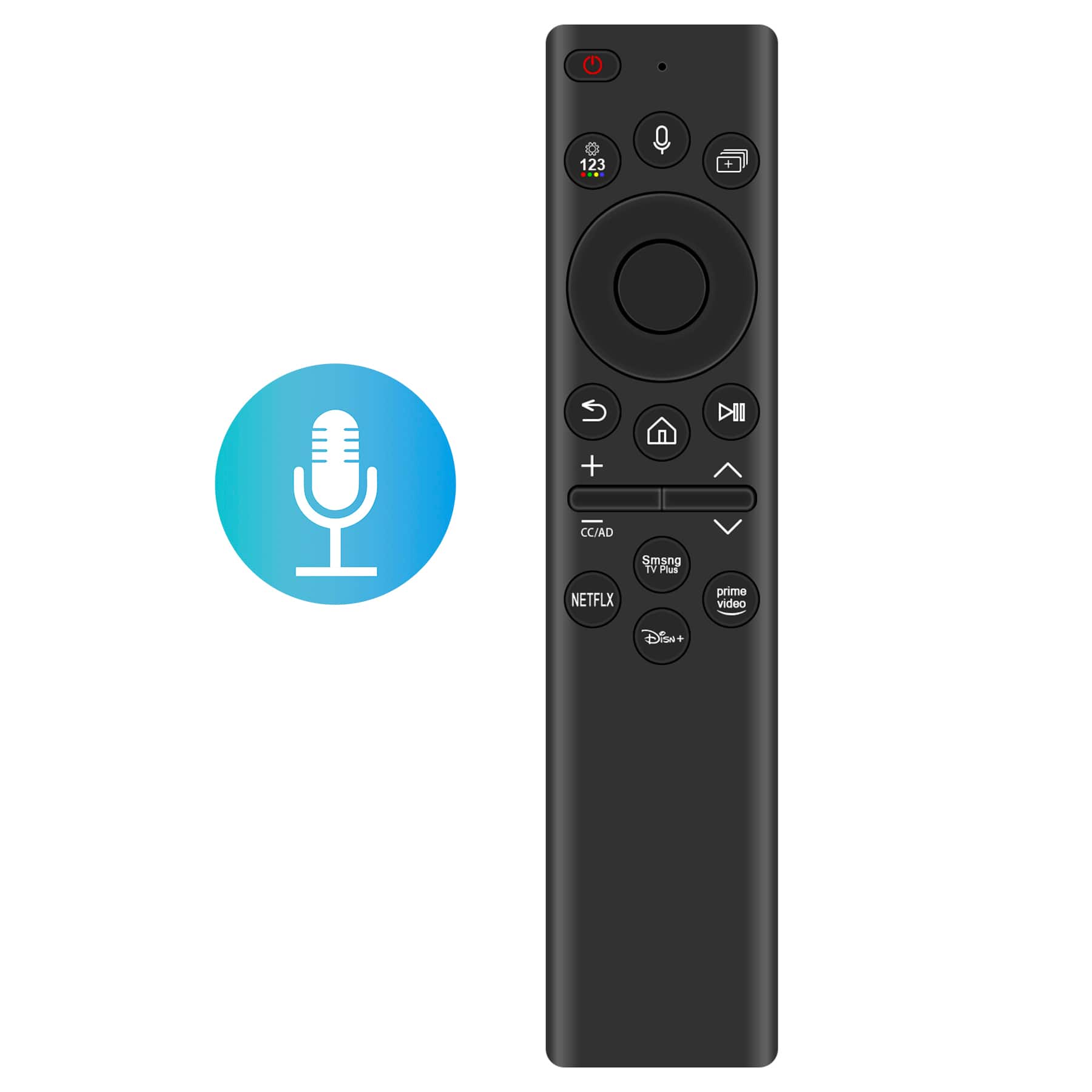 123 + DII + CC/AD  
Smsng TV Plus  
NETFLX  
prime video  
DiS+