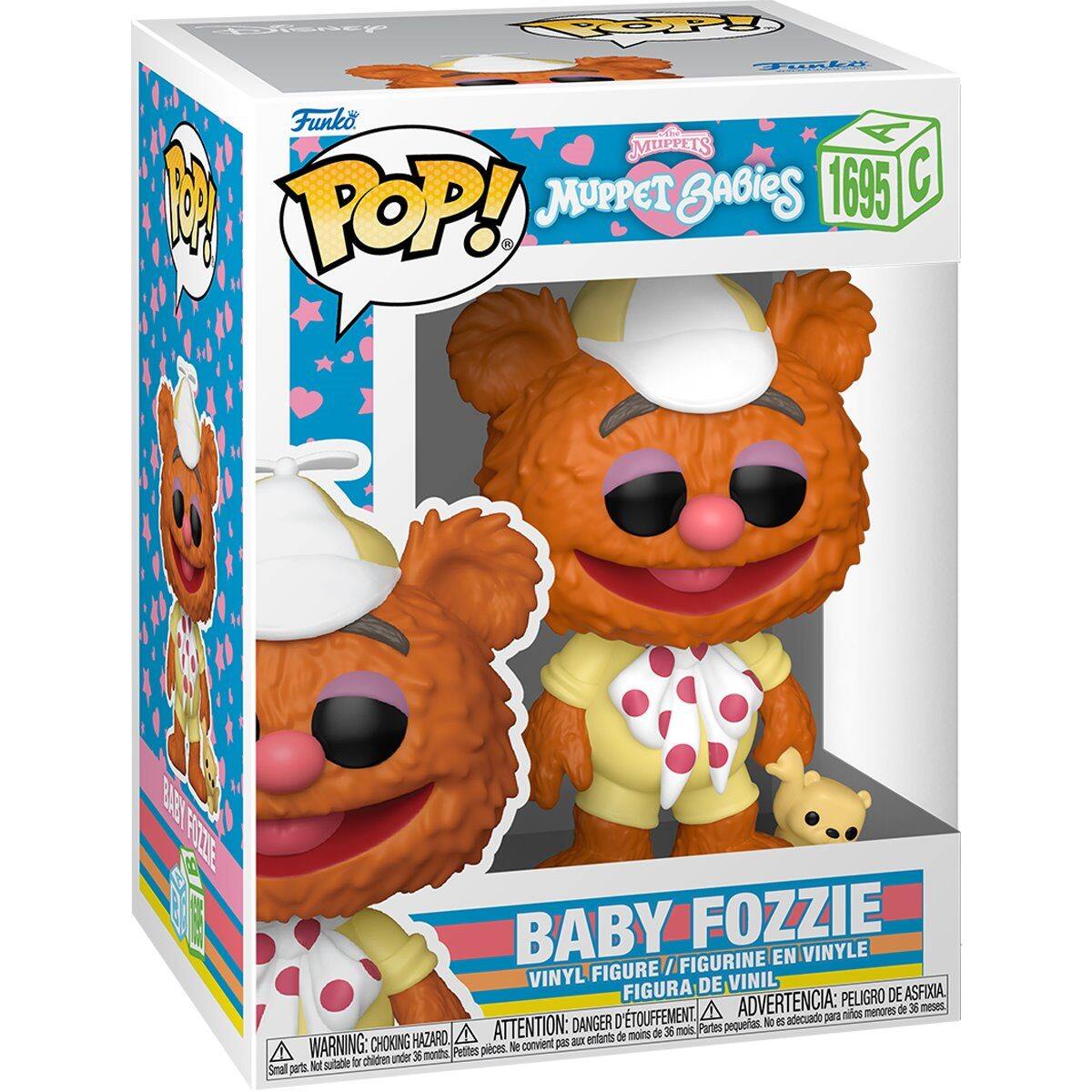Teddy Fozzie by Funko Co. Muppets Muppet Babies 1695 C! POP! Baby Fozzie Figurine en Vinyle Figure / Vinyl de Vinil Figura Peligro de Asfixia D'Touffement Advertencia: para niños menores de 36 meses. Danger petites pièces. Not suitable for children under 36 months. Small parts. Not suitable for children under 36 months.