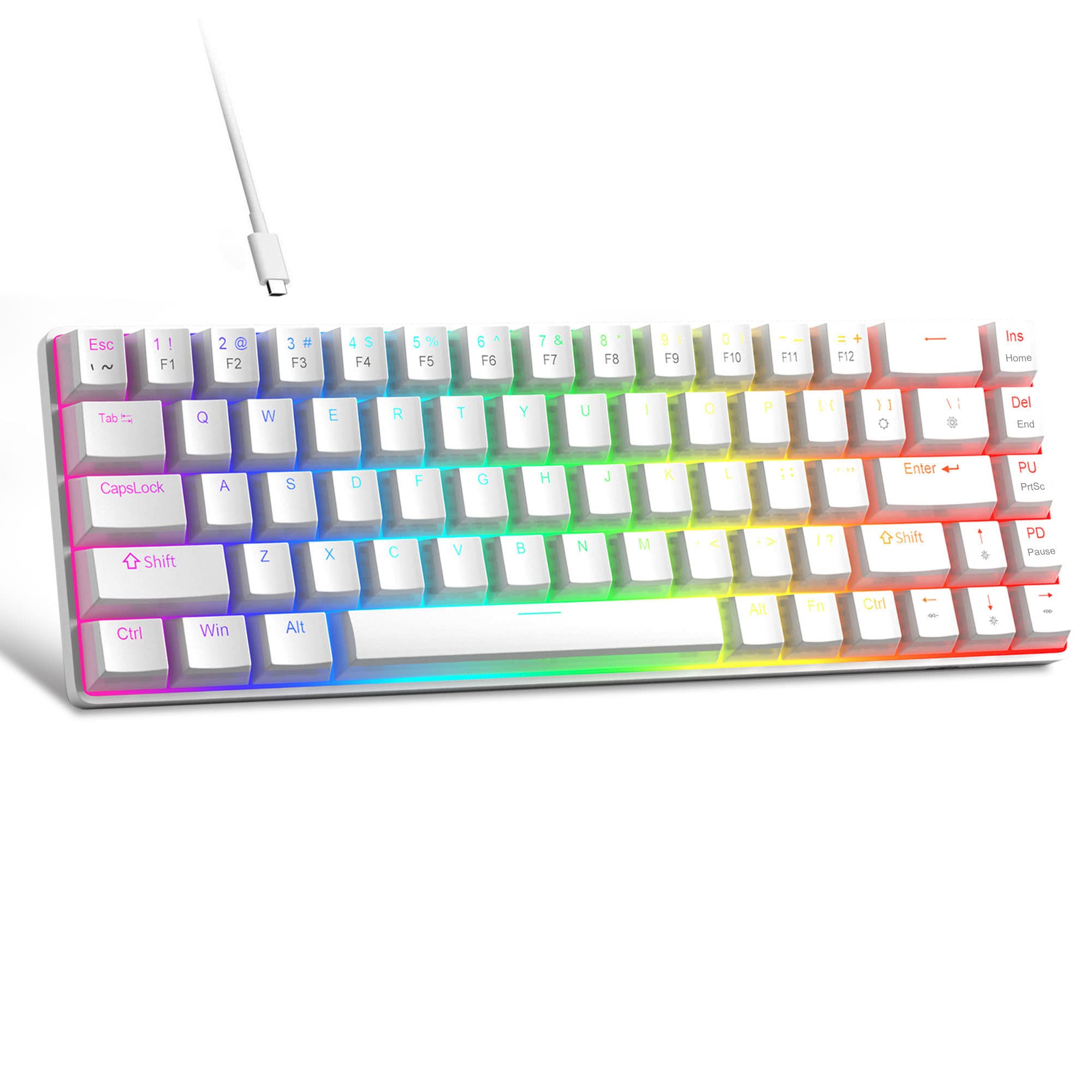 Ivory White /Red Switch