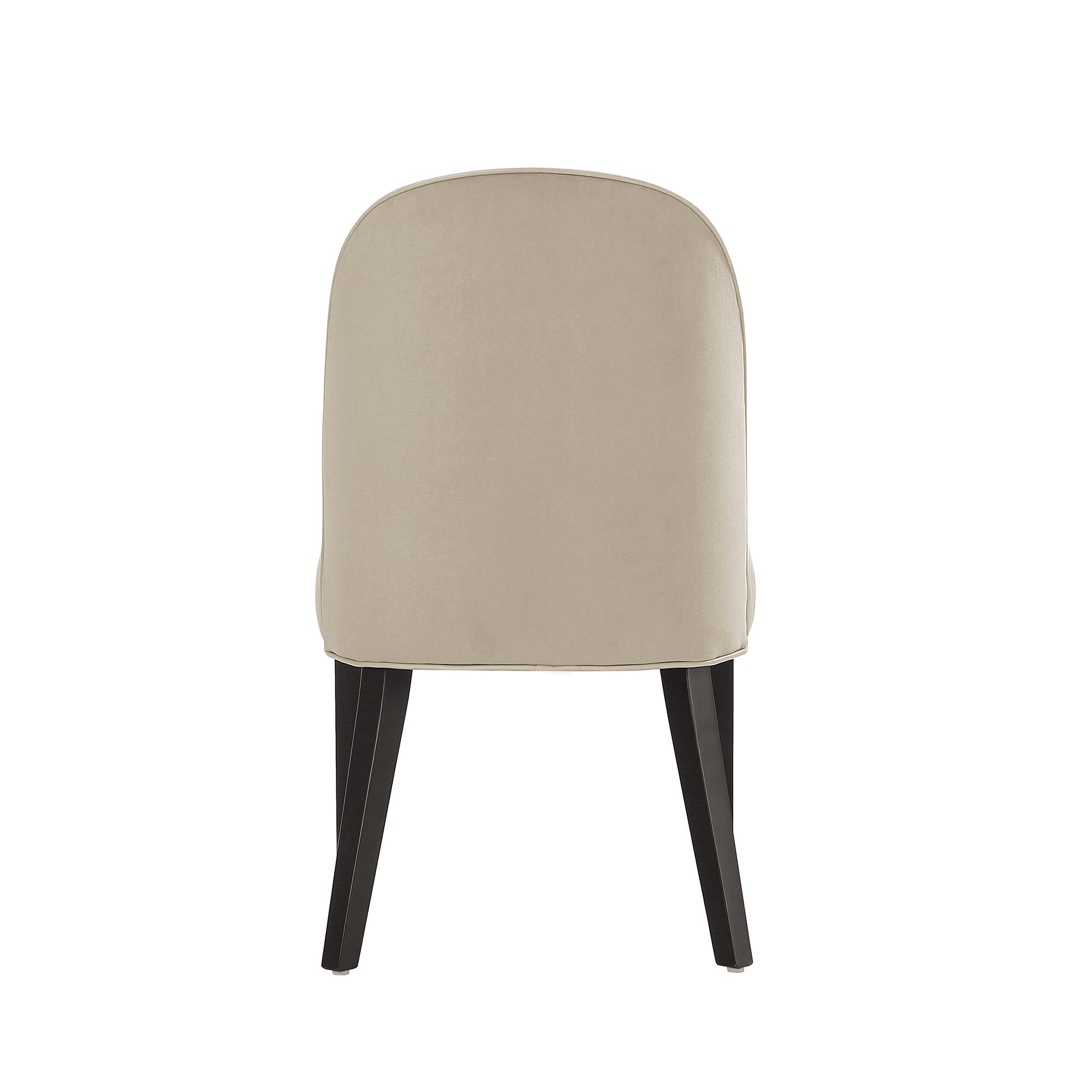 Alt View 4. Manhattan Comfort - Hillman Modern Wood Upholstered Dining Chair - Set of 2 - Sand.