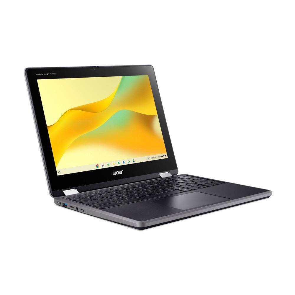 Angle. Acer - Spin 512 - 12" Touchscreen Chromebook Intel N200 1GHz 8GB 64GB ChromeOS | R856TN-P20G | NX.KE4AA.002 - Shale Black.