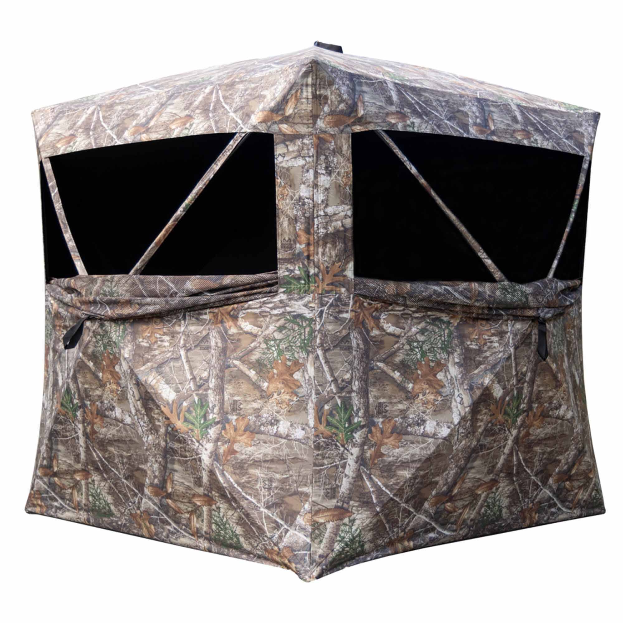 Alt View 2. Rhino - Rhino Blind RB140 3 Person - Realtree Camo.