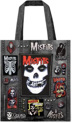 PopMarket - Misfits - Rocksax - Misfits - Battle Bag - 16 X 16 Soft Polyester Bag with Web Handles - Multicolor
