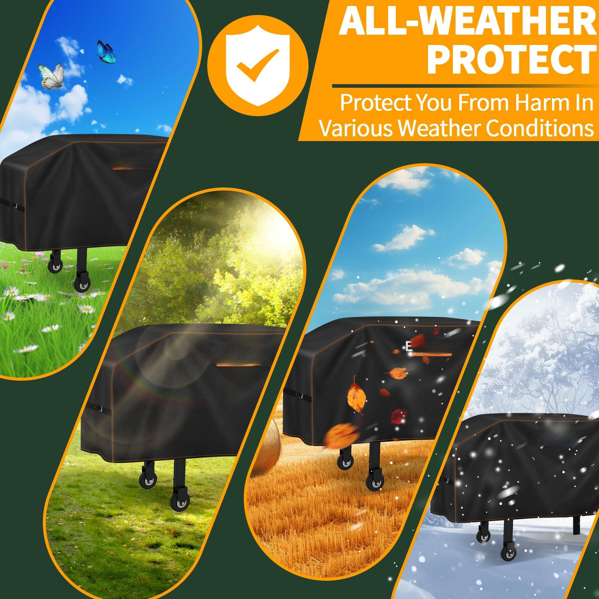 ALL-WEATHER PROTECT  
Protect You From Harm In Various Weather Conditions