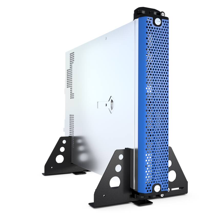Alt View 10. RackSolutions - RackSolutions Universal Adjustable Rack To Tower Stand (1U-2U) - Black.