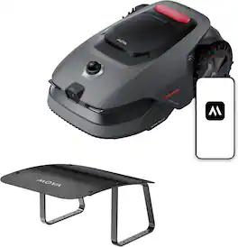 MOVA - LiDAX Ultra 1000 Robotic Lawn Mower,0.25 acre,Dual Mapping, Wire-Free,Edge Cutting, Adjustable Cutting Height - Black