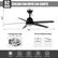 52 INCH CEILING FAN WITH LED LIGHTS
- 5.9"
- 6"
- 15.5"
- 52"
Average Room Size: 12ft. x 12ft. to 18ft. x 18ft.
Flat and Sloped Ceiling: MAX 15°
Features:
- 6 Speeds
- 3-Colors Light
- Time Setting
- Remote Control
- Reversible