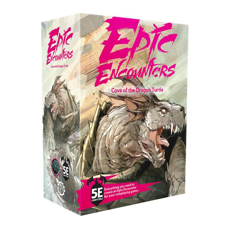 Epic Encounters  
Cave of the Dragon Turtle  

Everything you need to create an Epic Encounter for your roleplaying game...  

5E Compatible