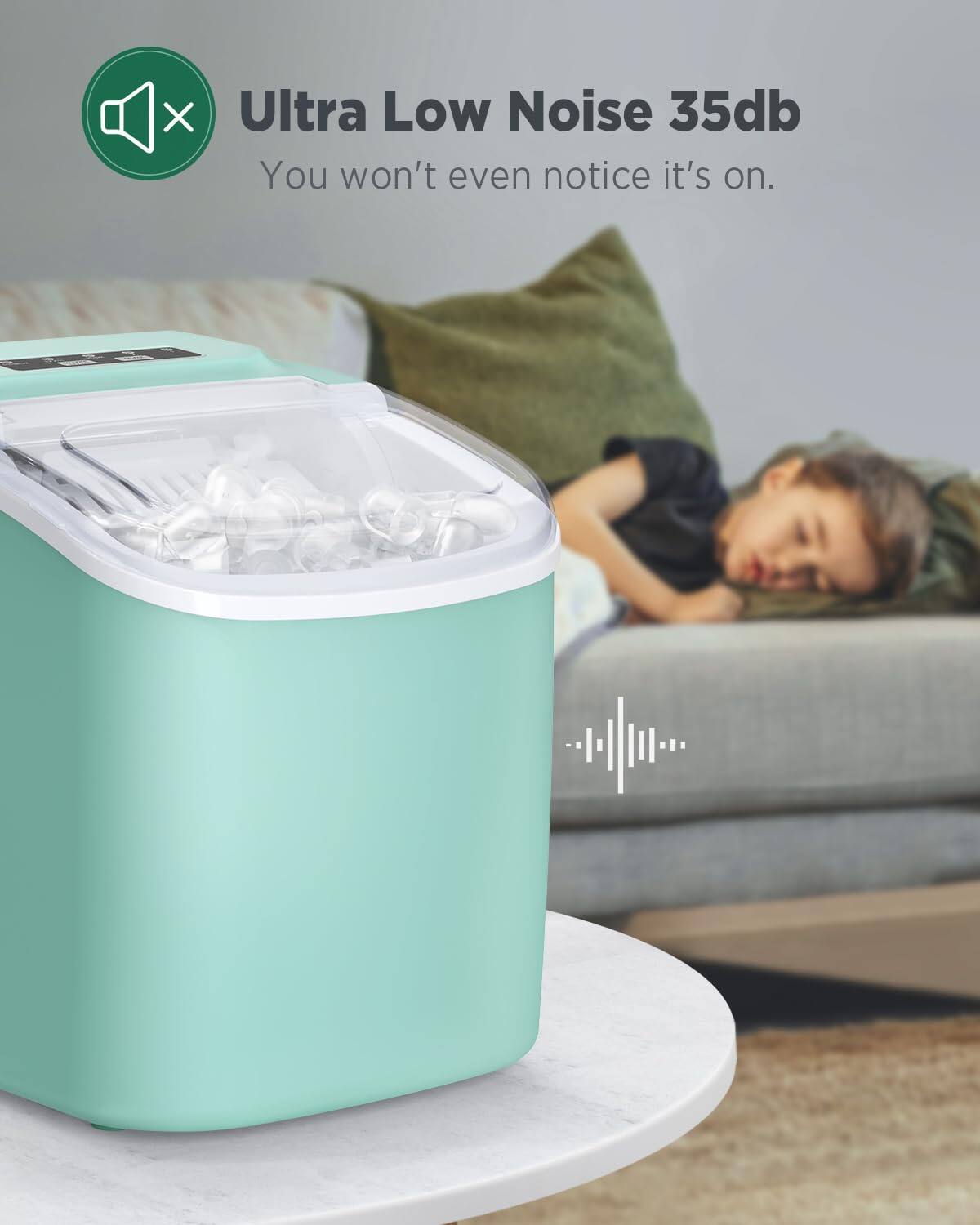 Ultra Low Noise 35db  
You won't even notice it's on.